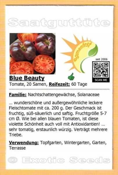 Tomate * Blue Beauty * 20 Samen